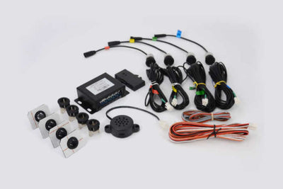 akustische Einparkhilfe mit 4-Sensoren in Schwarz Rückfahrwarner